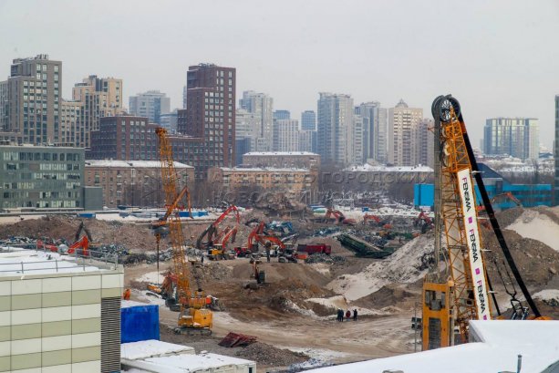 Строящийся ​Национальный центр «Россия» 1 этап.