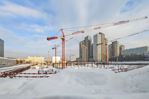 Строительство нового ледового дворца ЦСКА на Ленинградском проспекте, 39.