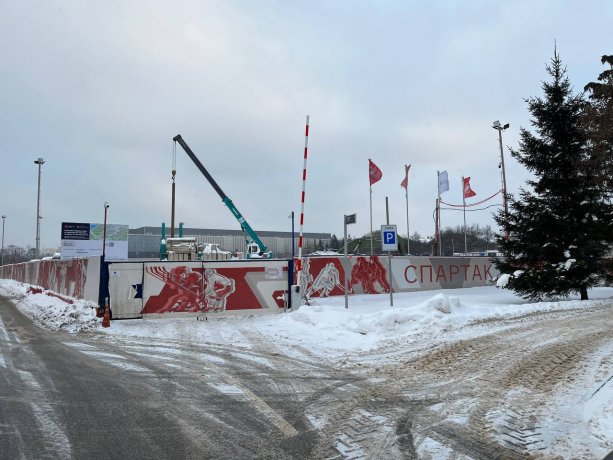 Строительство арены в «Лужниках» для ХК «Спартак​.