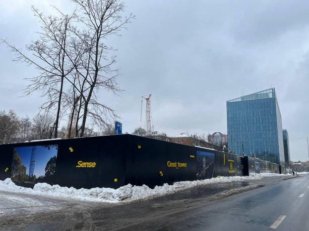 ​Строительство бизнес-центра OMNI TOWER в Москве