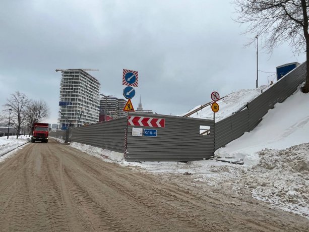 Строительство многофункционального комплекса Кутузовский вл. 12-14А