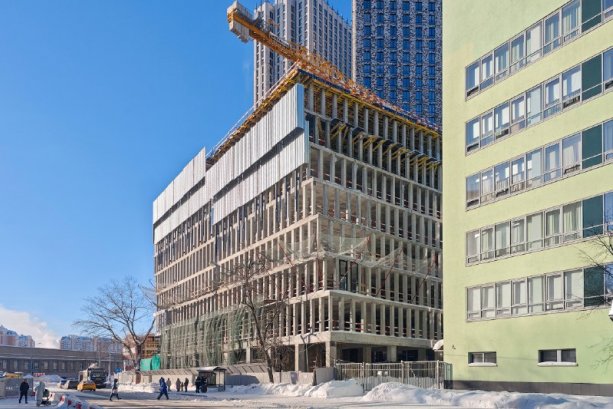 Новый строящийся Бизнес-Центр  улица Ходынская вл. 2/9.