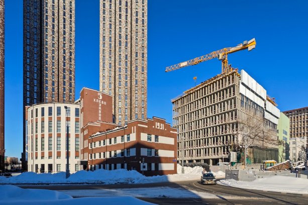 Новый строящийся Бизнес-Центр  улица Ходынская вл. 2/9.