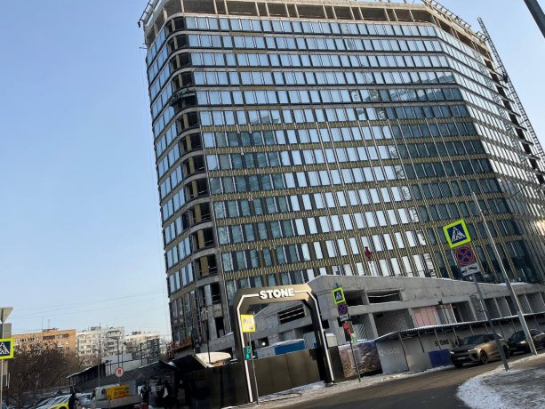 ​​Строительство бизнес-центра STONE «Белорусская» 1-я улица Ямского Поля, владение 30.