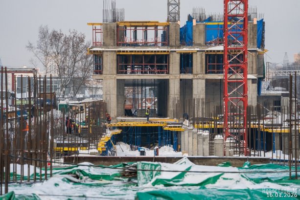 ​Строящийся Многофункциональный Комплекс DIUS на улице Академика Ильюшина, 21