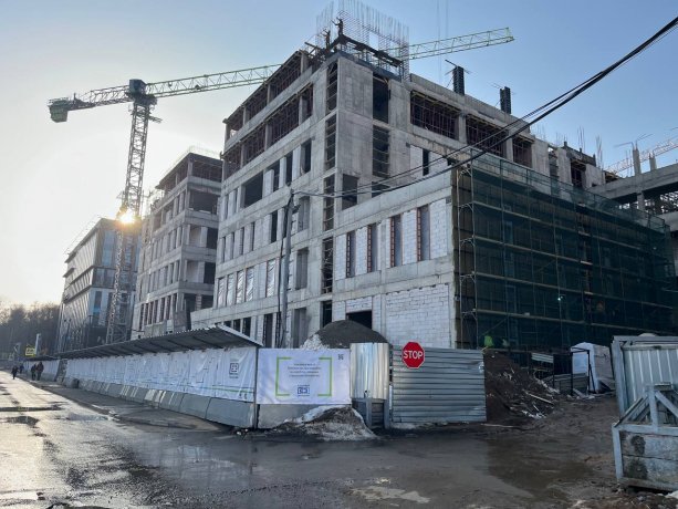 Строительство кампуса МГСУ.