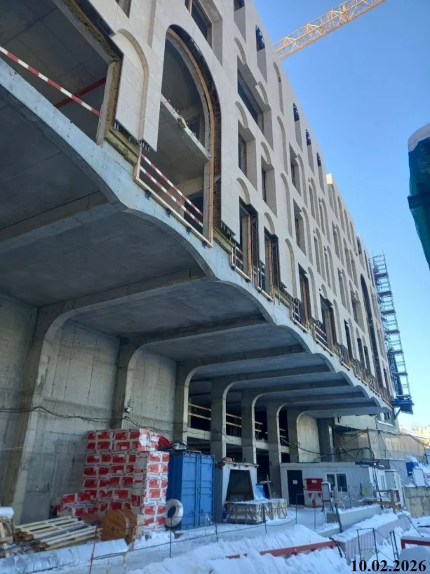 Строительство premium ЖК Allegoria Mosca на Остоженке.