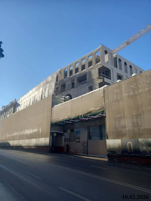 Строительство premium ЖК Allegoria Mosca на Остоженке.