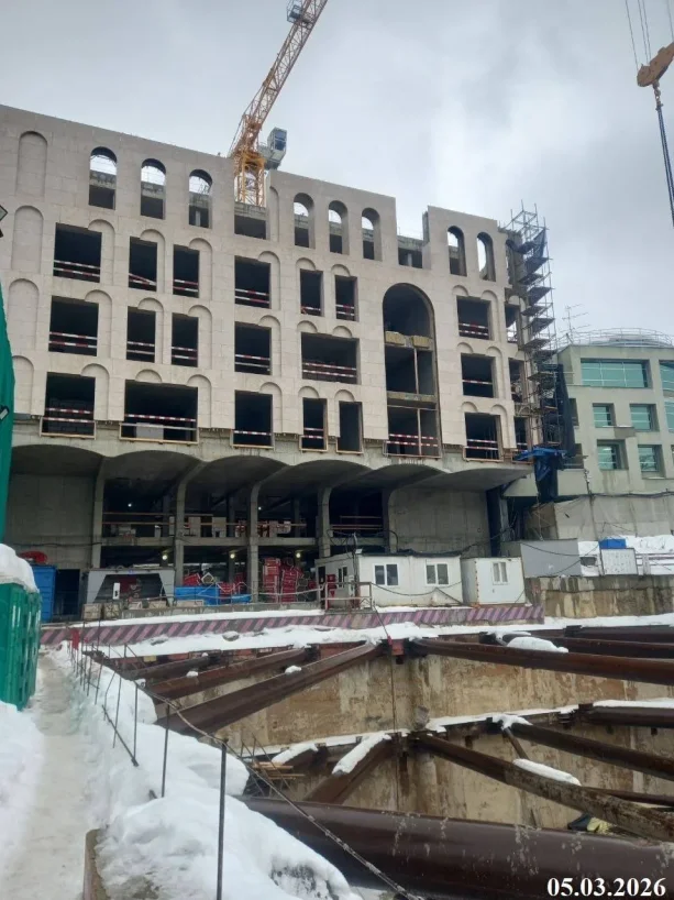 Строительство premium ЖК Allegoria Mosca на Остоженке.