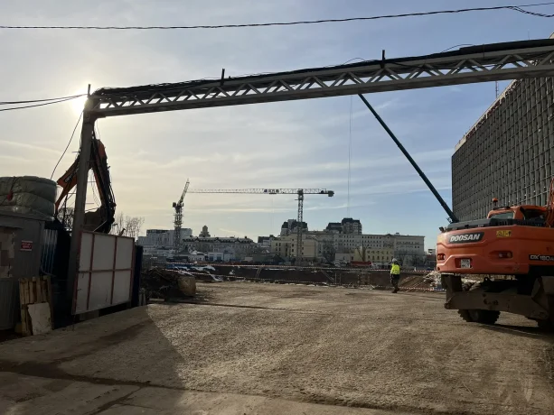 Строительство нового клинико-хирургического корпуса Н.В. Склифосовского.