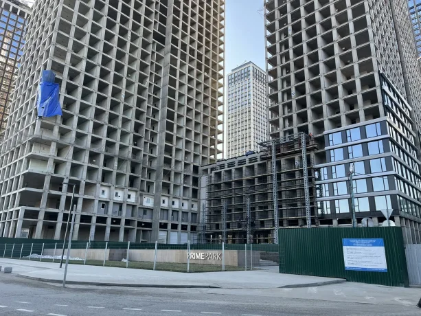 Новый строящийся корпус Prime park на Ленинградском пр. 37
