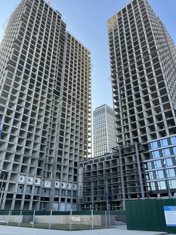 Новый строящийся корпус Prime park на Ленинградском пр. 37