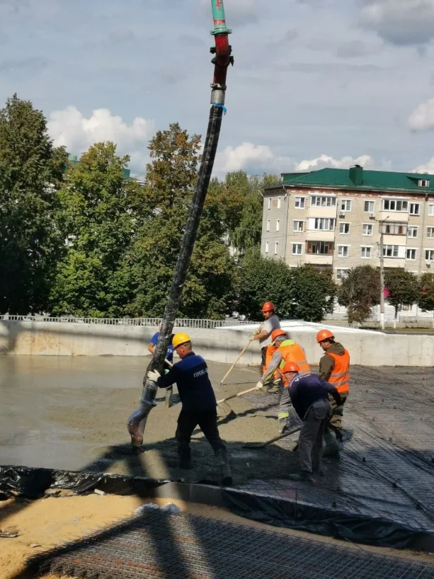 Масштабное строительство Дворца водных видов спорта в Чебоксарах.