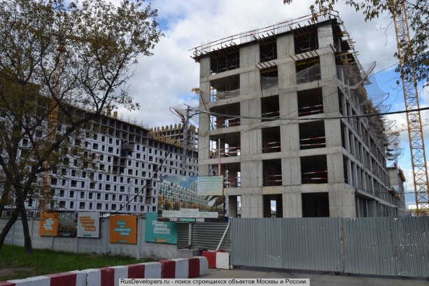 Строительство 2-ой очереди Квартала Green Park от ПИК