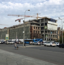 Строительство гостиницы RozaRossa Boutique Hotel & Apartments на Зубовской улице.