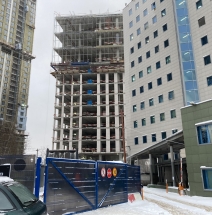 Строительство нового Бизнес-Центра GEOLOG на ул. Обручева.