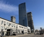 Строящийся крупный МФК UPSIDE TOWERS в Огородном проезде 2-4