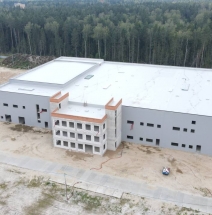 Строящийся Завод по производству лекарственных средств в Черноголовке.