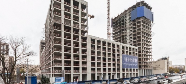 Строящийся новый жилой комплекс элит-класса Монблан.