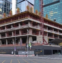 Строительство Sezar Tower участок 20, участок 4 Москва-Сити.