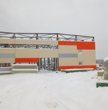 Строительство производственно-складского комплекса «Дартекс» в деревне Селевкино​.