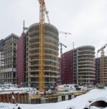 Строящийся элитный клубный город-парк  «Фрунзенская набережная».