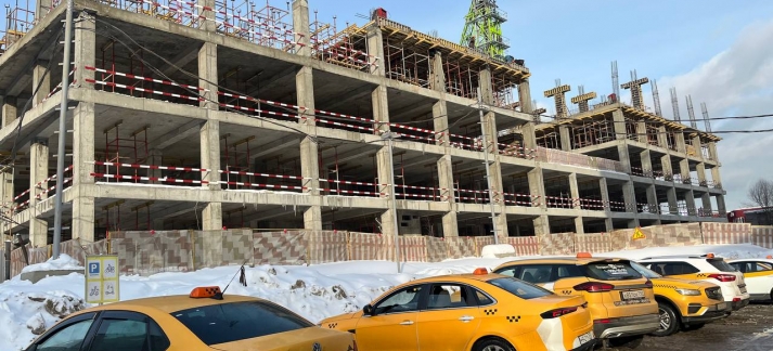 ​Активное строительство крупного Бизнес-центра Москва, шоссе Энтузиастов, владение 12.